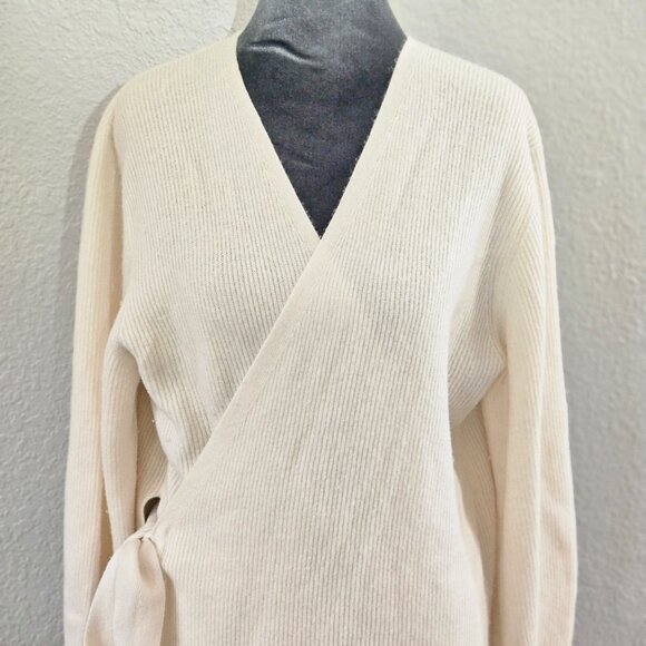 Athleta Alpine Wrap Sweater – Size Large - Picture 5 of 7